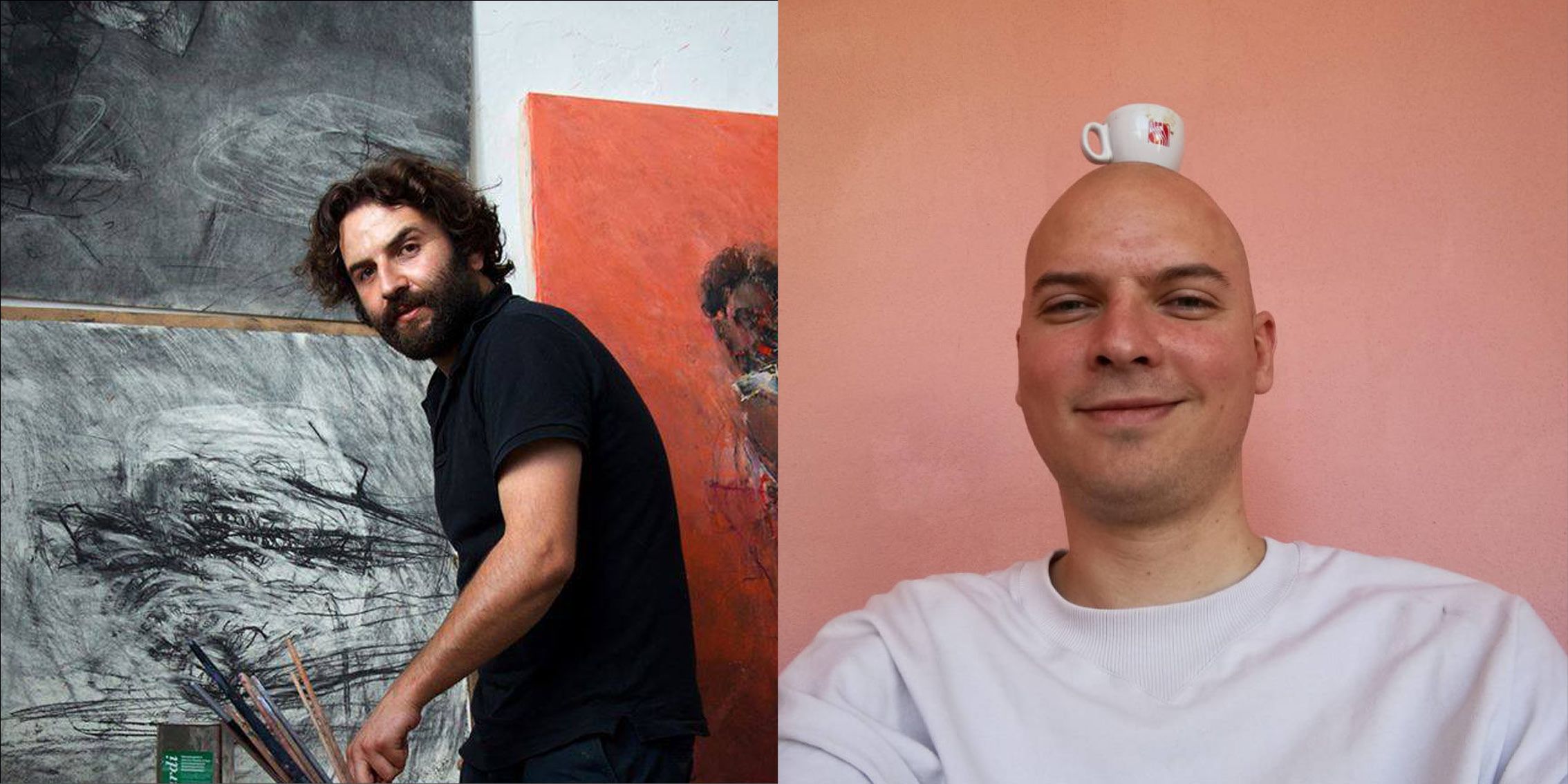 Künstler Adel Dauood und Michael Fanta aus Österreich