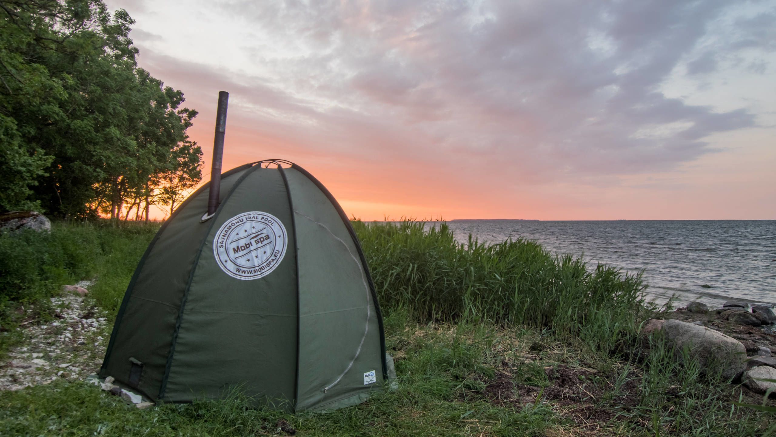 Finnische Zeltsauna auf Kõrgelaid